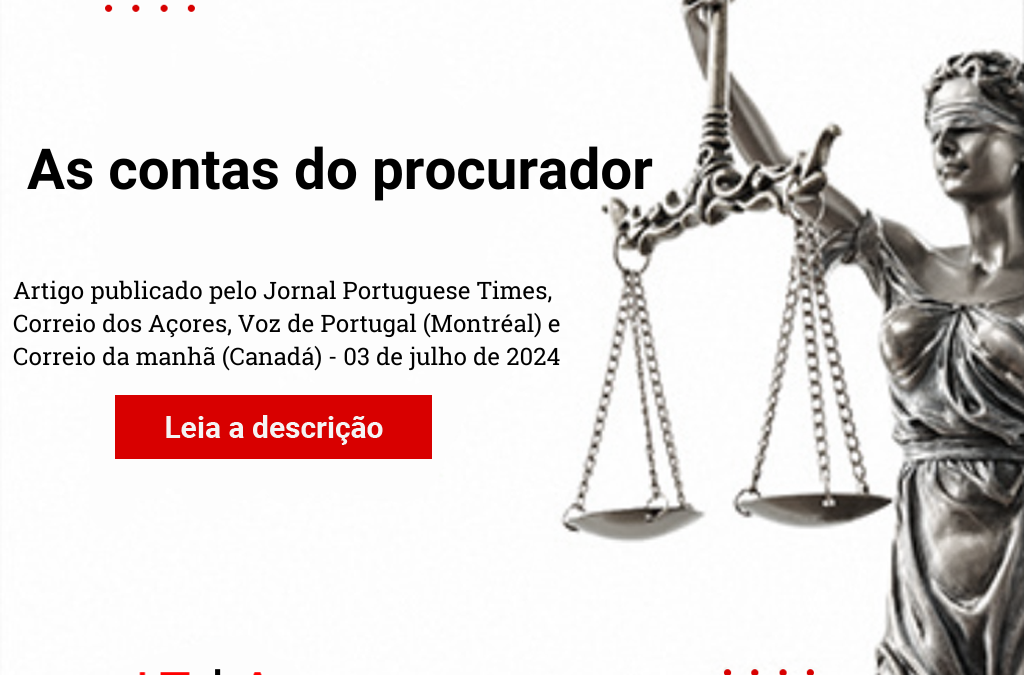 As contas do procurador ⚖️