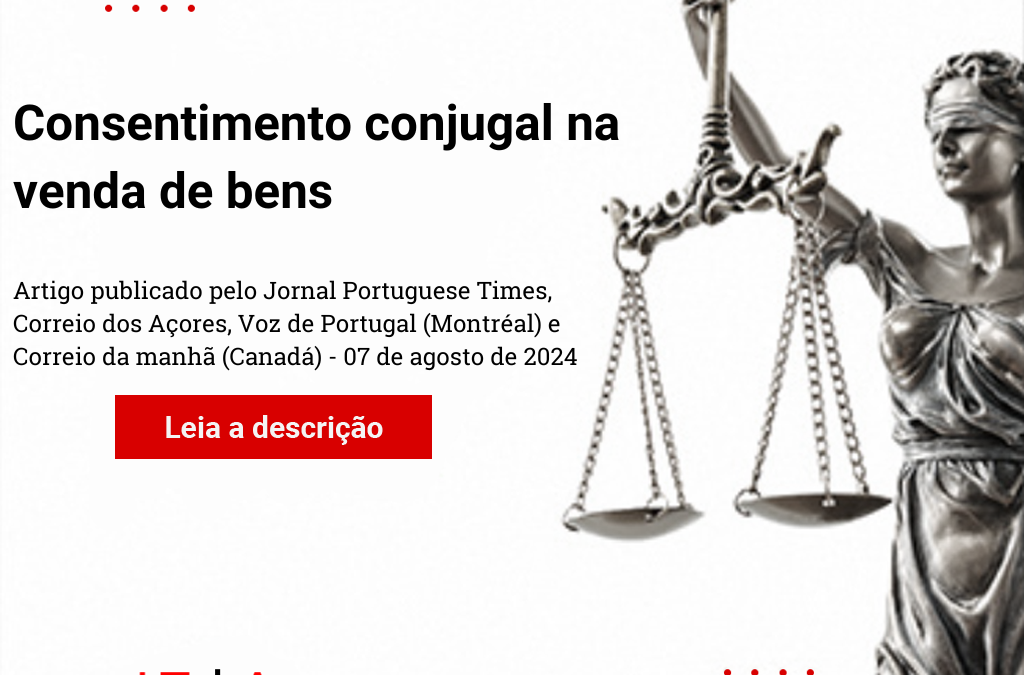 Consentimento conjugal na venda de bens ⚖️