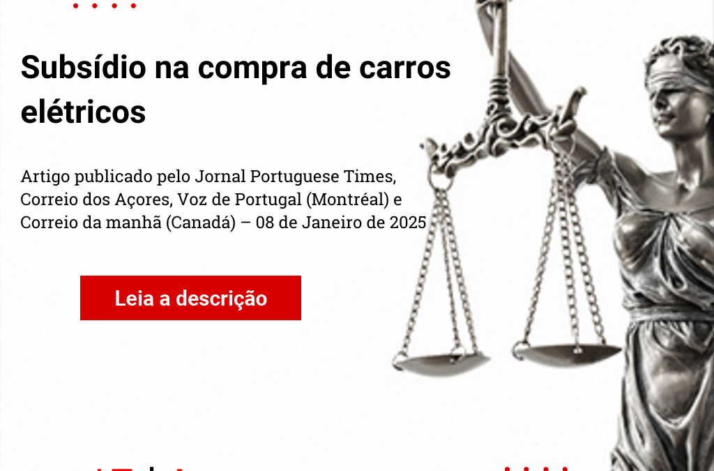 Subsídio na compra de carros elétricos ⚖️