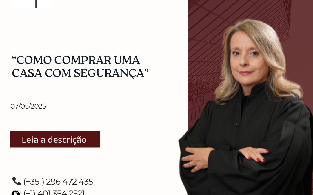 “Como comprar uma casa com segurança”⚖️
